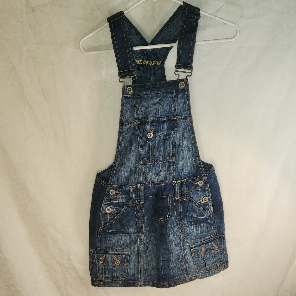 Vintage Y2K Squeeze Overall Dress